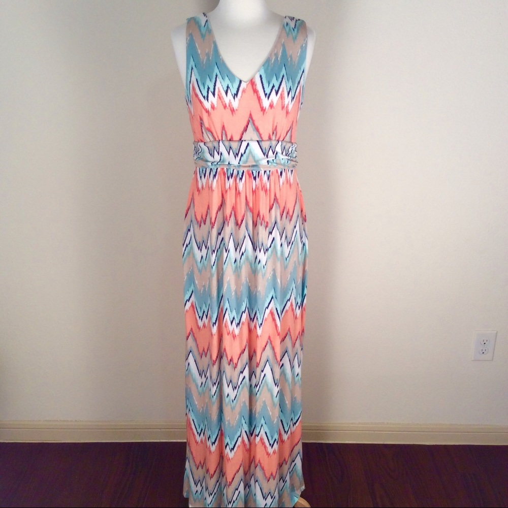 A Pea In The Pod Maternity Maxi Dress L